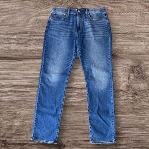 Lucky Brand Men's Slim Straight 121 Blue Jeans Size 36x34